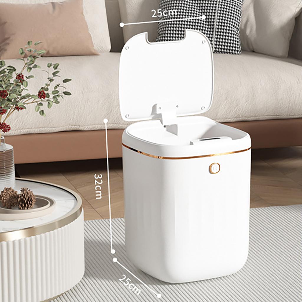 Automatic Trash Can 20L Touchless Sensor Easy Clean PP Waterproof Electric Garbage Bin for Kitchen Bathroom