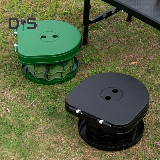 Retractable Portable Toilet Strong Load-capacity Adjustable Height Camping Toilet Portable Potty for Emergency Use