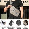 Men's Anti-Theft Bag, Anti-Theft Tote, Crossbody Bag, Travel & Sports Essential, Gray