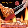 9 Pieces Silicone Tongs for Cooking 7,9,12 inches Kitchen Tongs with Silicone Tip Stainless Steel Heat Resistant Cooking Tongs for Food Grill Salad