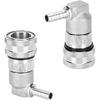 Keg Ball Lock Connector, Stainless Steel Ball Lock Keg Disconnect Quick Ball Lock Quick Connector Dispenser Beer Brewing Kegs Kegging Home Brew Corny