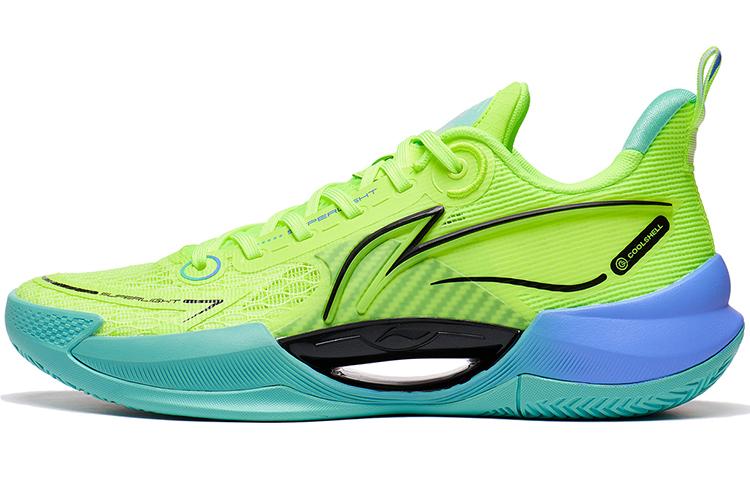 Li Ning Super Light V2 Basketball Shoes Men s Low Top Green ABAT029-17 41