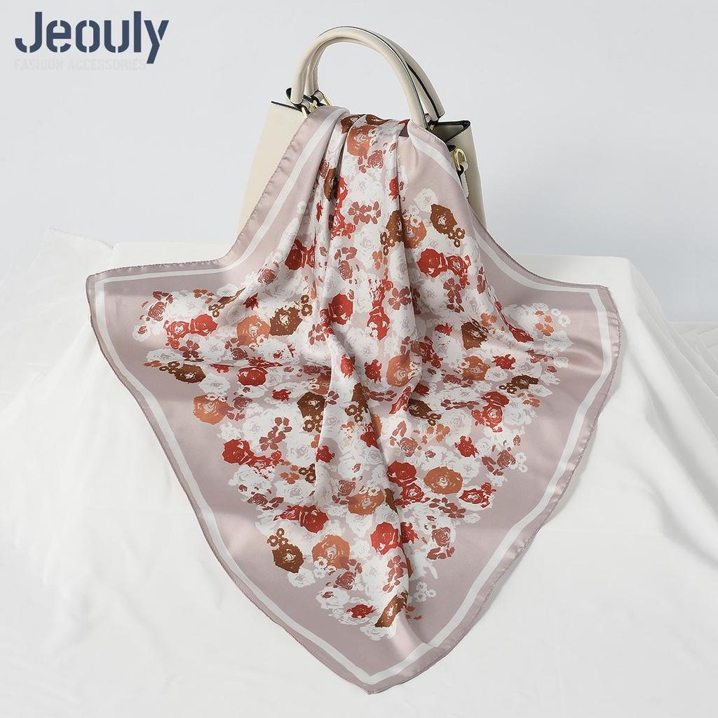 Cross-Border 70cm Silk Cashew Print Scarf - Autumn/Winter Women's Fashion Headscarf