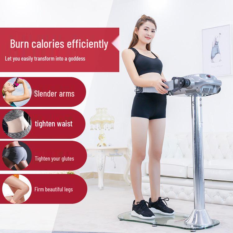 Beauty Body Slimming Massager: Whole Body Shaking Machine for Waist, Fat Burning, and Indoor Fitness.