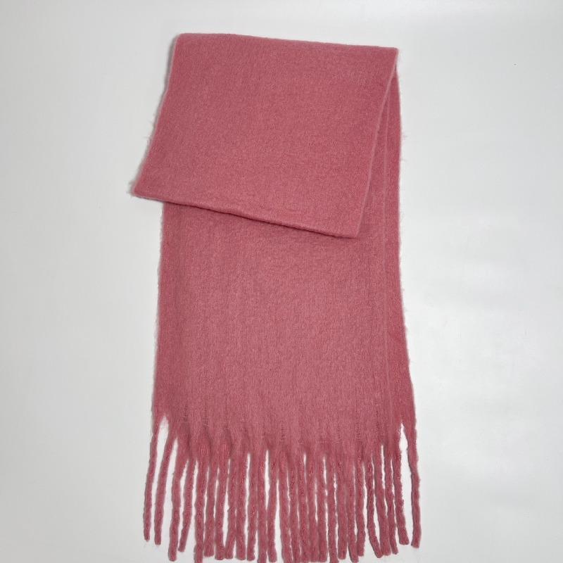 

Универсальный мохеровый однотонный шарф женский зимний утолщенный простой теплый увеличенный шарф-шаль