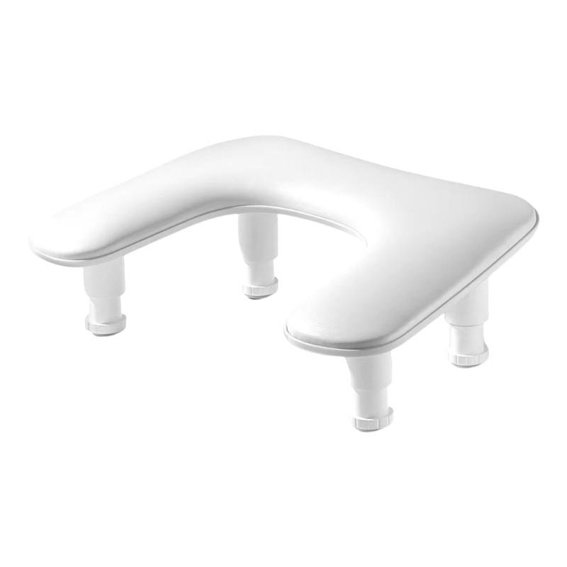 

Big Arm Rest for Nails Tech U-Shaped Manicure Nail Arm Rest Stand Height Adjustable Hand Rest Pillow for Manicurists белый