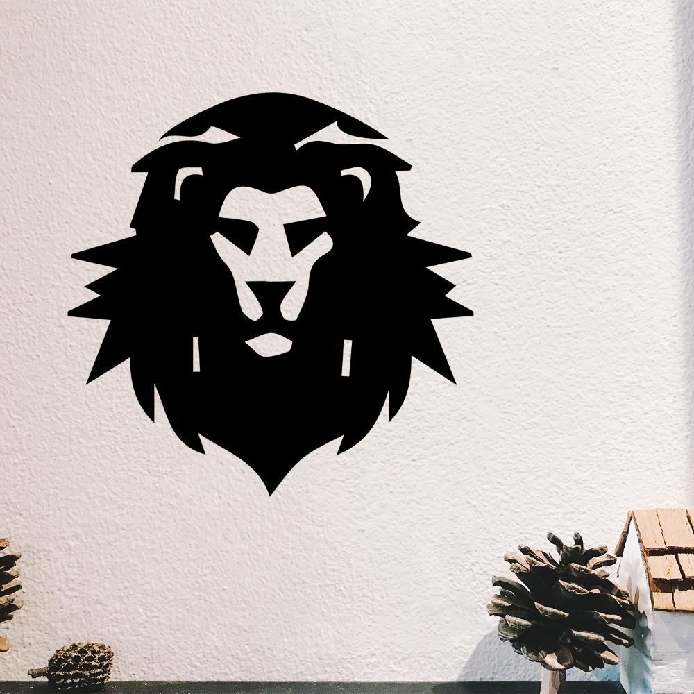 Lion Head Metal Wall Art Statue Rust Resistant Garden Fence Decor For Living Room Christmas Father Day Gift