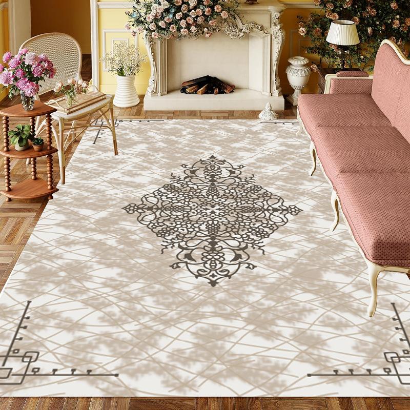 Non-slip Bohemia Style Retro Carpet Use for Living Room Sofa Bedroom Study Kitchen Entrance Door Luxury Home Decor Fashionable