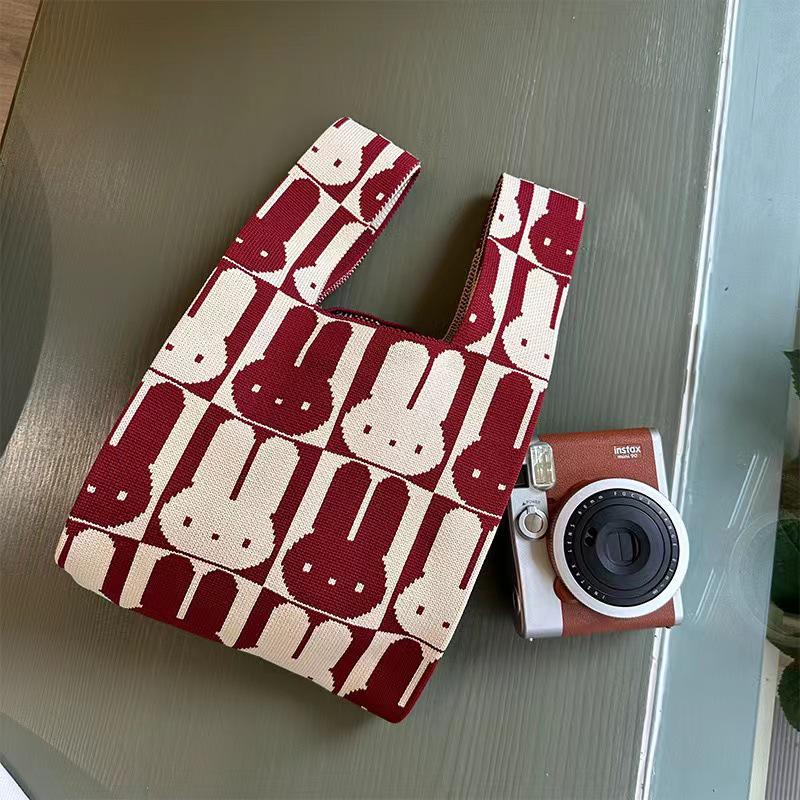 Damen Dick Gestrickte Gewebte Tragetasche - Geschenk- & Souvenir-Handtasche