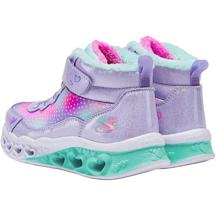 Skechers Girls Comfortable Versatile Durable High-Top Casual Shoes Kids sneaker Purple 302677L-LVMT