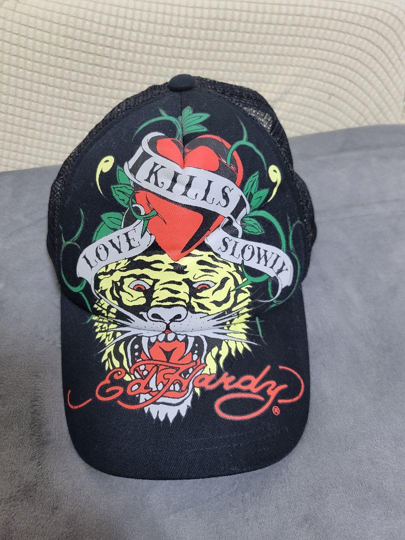 

[USED] Ed Hardy Tiger Cap Black