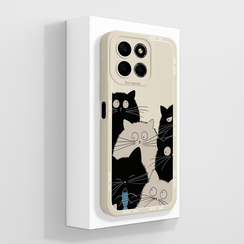 For Honor X8 X8B X8A Case Creative Paiting Cover For HonorX8B Honor X 8 5G Funda Soft Liquid Silicone Anti Drop Phone Back Cover