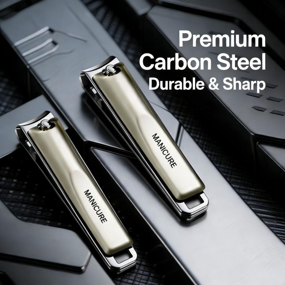 Stainless Steel Nail Clipper Sharp Precise Nail and Toenail Edges Thick Nail Trimmer with Stylish Modern Design