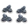 4x Twin Bathroom Shower Door Rollers Sliders Noise Free and Low Noise Sliding