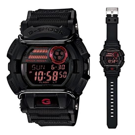 Protector 20 ATM Water Resistant Digital Plastic Strap Watch for Men G-SHOCK (GD-400-1, GD-400-2, GD-400-3, GD-400-4, GD-400-9) (G-400-1 (Black))