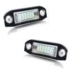 1Pcs LED Car License Plate Light 12V White Light for Volvo S40 S60 S80 XC70 XC60 S60 C70 V50 XC70 V70 White Car Lamp 12V