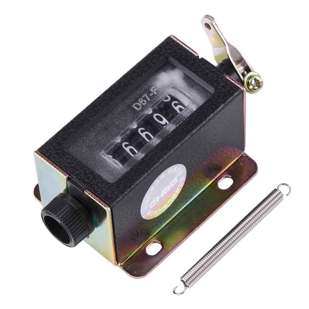 5 Digit 0-99999 Manual Tally Mechanical Counter for Industrial Machinery Textile Equipment Coaching Knitting Operations