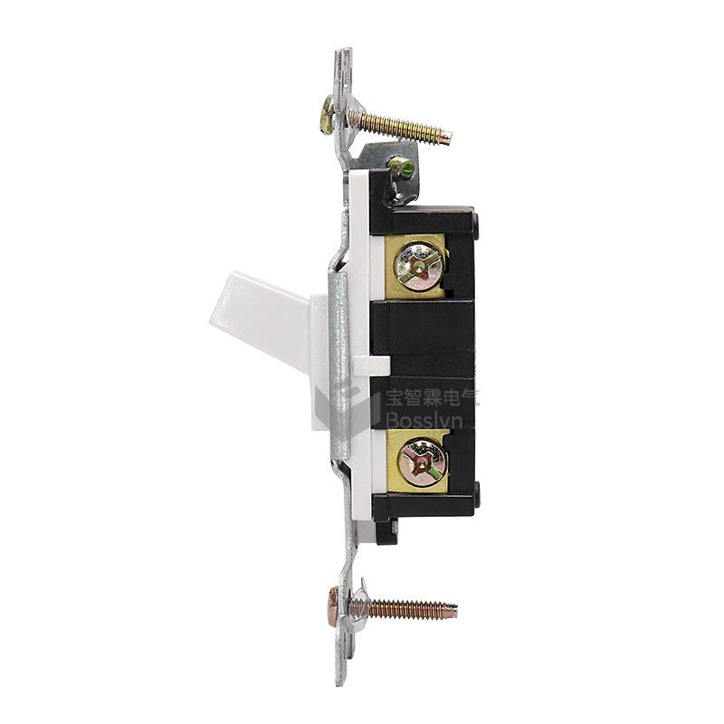 American Standard Single Control Rocker Light Switch for North & South America Household Wiring