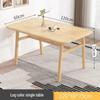 Modern Minimalist Rectangular Dining Table and Chair Set for Small Spaces
