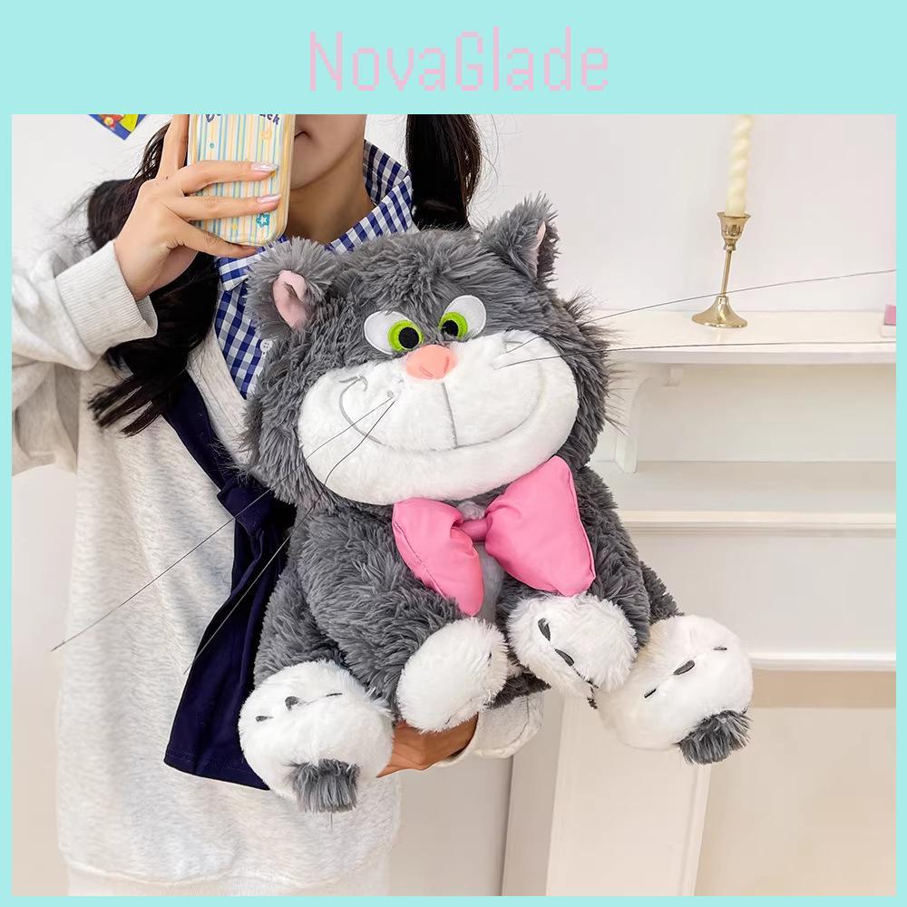 Lucifer Cat Plush Toy With Short Plush Material For Kids And Teens