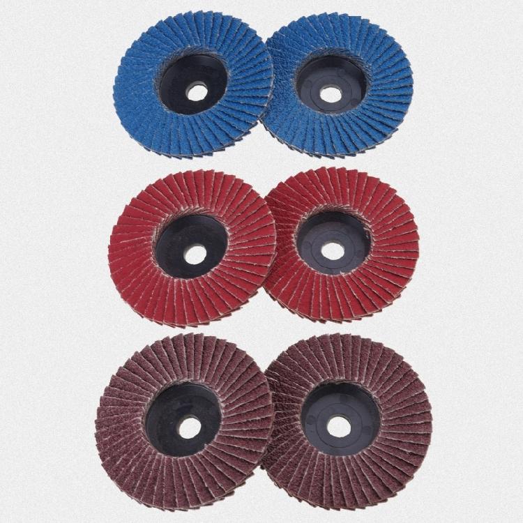 3inch Flap Discs Sanding Disc 3/6x 80 Grits Polishing Disc for Air Angle Grinder