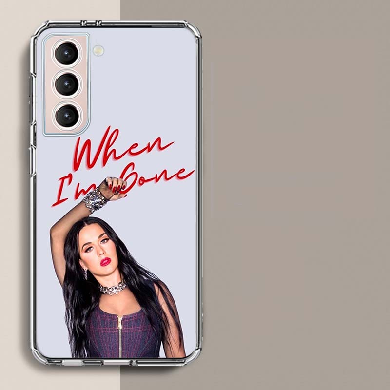 Singer K-Katy Perry Phone Case For Samsung Galaxy S25 Edge S24 S23 FE S21 S20 S10 Plus S22 S26 Ultra Cover Clear Cases TPU Capa