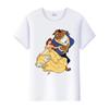 Cartoon Princess Summer Short Sleeve Tee Beauty and The Beast Tops Shirts T-Shirts Sweet Clothes Blouse Unisex