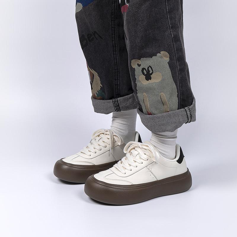 Global Fashion Casual Shoes Men's ZHQ68256 Spring Men's Shoes Trend Versatile Thick-soled Heightening Men's Low-top Board Shoes