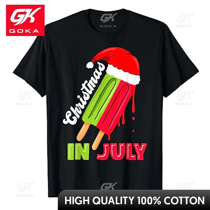 

Christmas in July Watermelon Ice Pops Fun Xmas in July TShirt Summer Fashion Vavaction Tee Top Family Holiday Trip Outfit Gift S