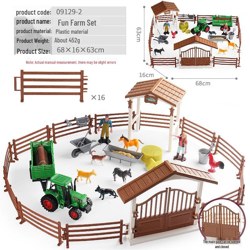 Children's Thousand-Mile Horse Simulation Model Toy and Sand Table Set