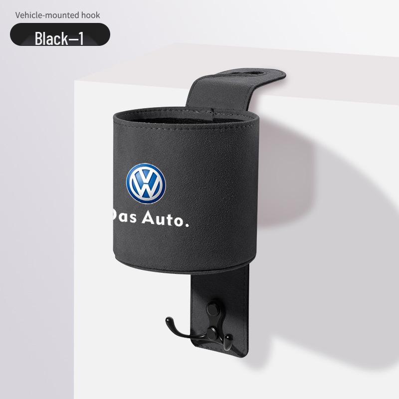 Universal Car Cup Holder & Multi-functional Hook for Volkswagen Tiguan, Teramont, Golf, and Sagitar - Seat Back Mount