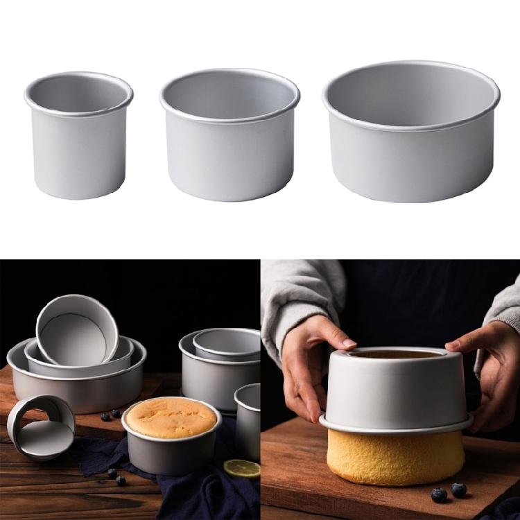 Round Cake Pans with Removable Bottom Cake Molds Baking Molds Tray