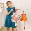Chinese Style Mid-Autumn Rabbit Lantern Handmade Antique Lantern LED Lantern Toys  Lantern Festival