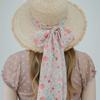 Meminn Flower Raffia Summer Panama Hat