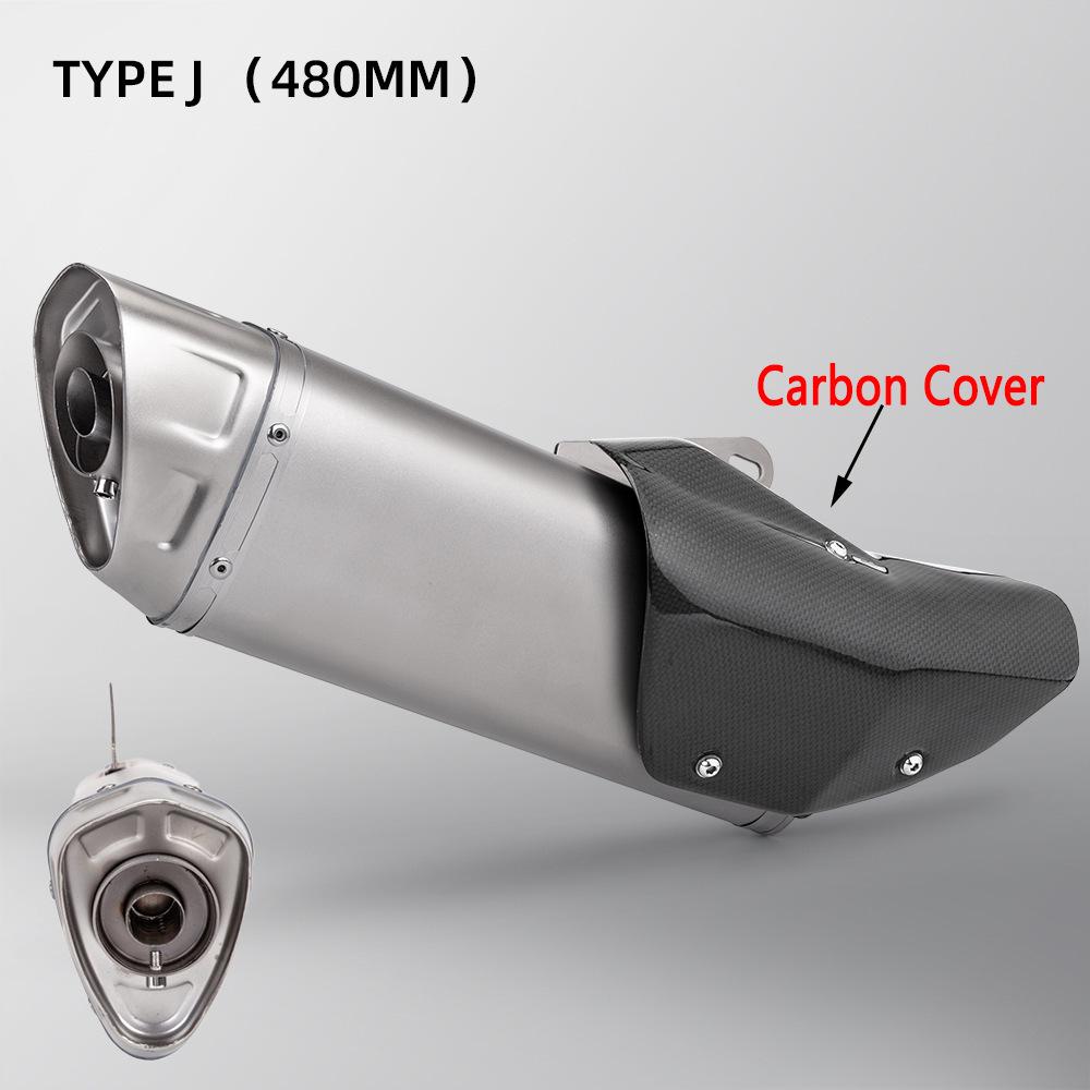 Motorcycle Exhaust Tailpipe for MT07, MT09, Z900, Z400, Ninja400, GSX250