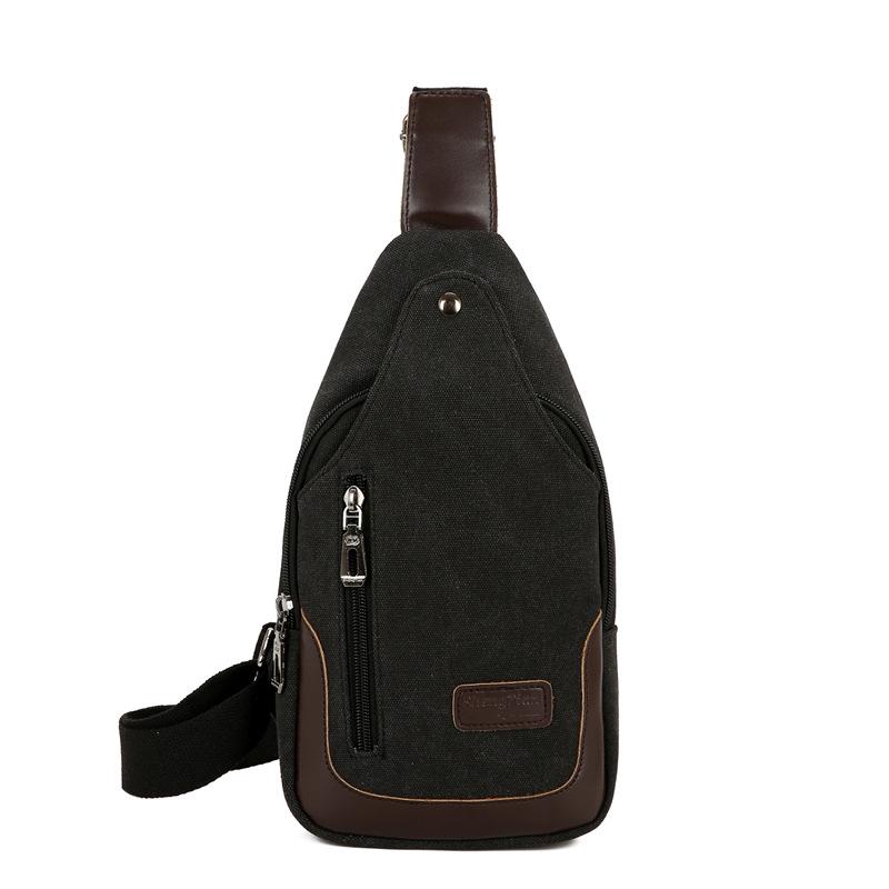TS JYL laptop bag,Summer Chest Bag Men Canvas Sports Leisure Crossbody Simple Trendy Pack