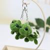 Cute Cartoon Mini Turtle Doll Keychain Pendant Girl Woman Bag Doll Plush Toy Key Ring Jewelry Small Gift Sea Animal Charm