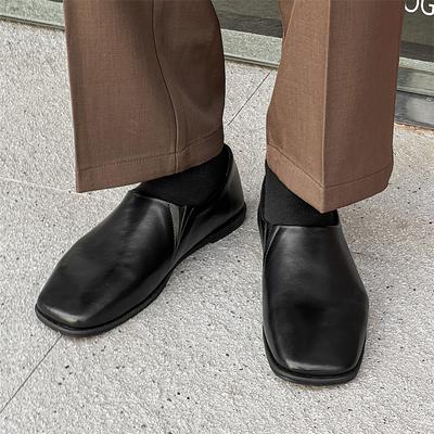 Men's Leather Shoes Minimalist British Gentleman  Style Business Office and Outdoor Adult Luxury Quality Shoes
