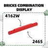 Non-Toxic 16Pcs/Lot 2465 1X16 Dots Thick Building Blocks Moc Classic Accessories Compatible Bricks Children Toys Gift Box
