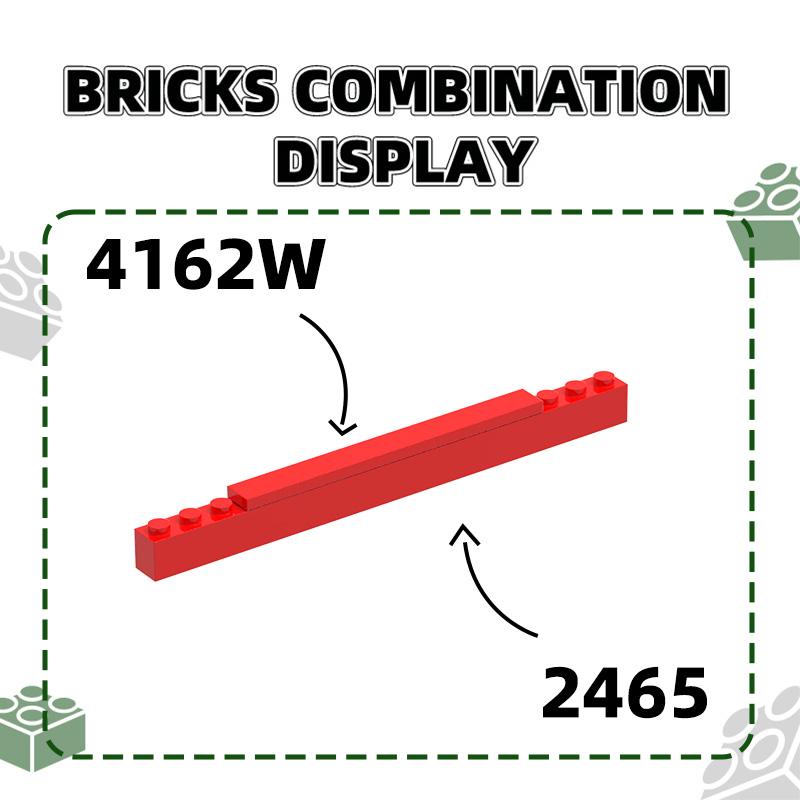 Non-Toxic 16Pcs/Lot 2465 1X16 Dots Thick Building Blocks Moc Classic Accessories Compatible Bricks Children Toys Gift Box