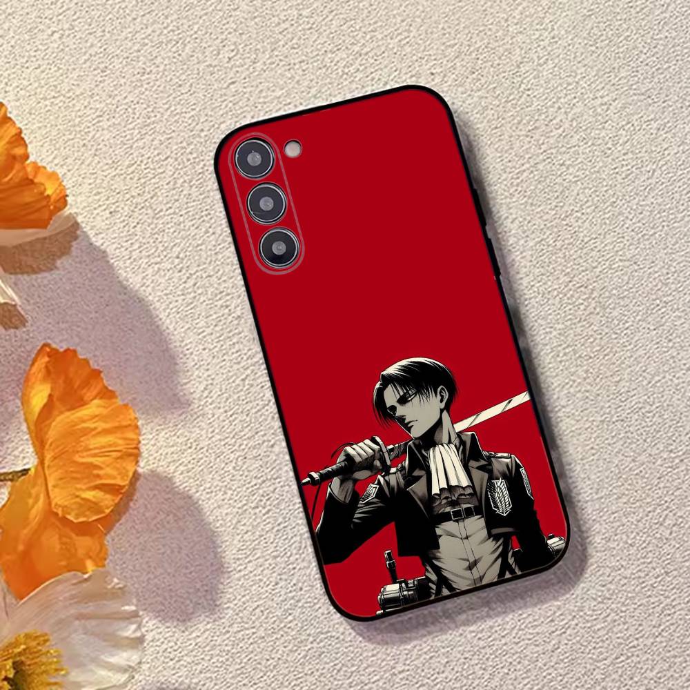

Чехол для телефона L-Levi A-Ackerman Аниме Черный Силиконовый Мягкий Для Samsung Galaxy A73,A72,A71,A70,A53,A52,A51 Samsung a13 5g