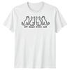 Un Deux Trois Cat Animals Mens Graphic Tee Womens T-Shirt Cat Lovers