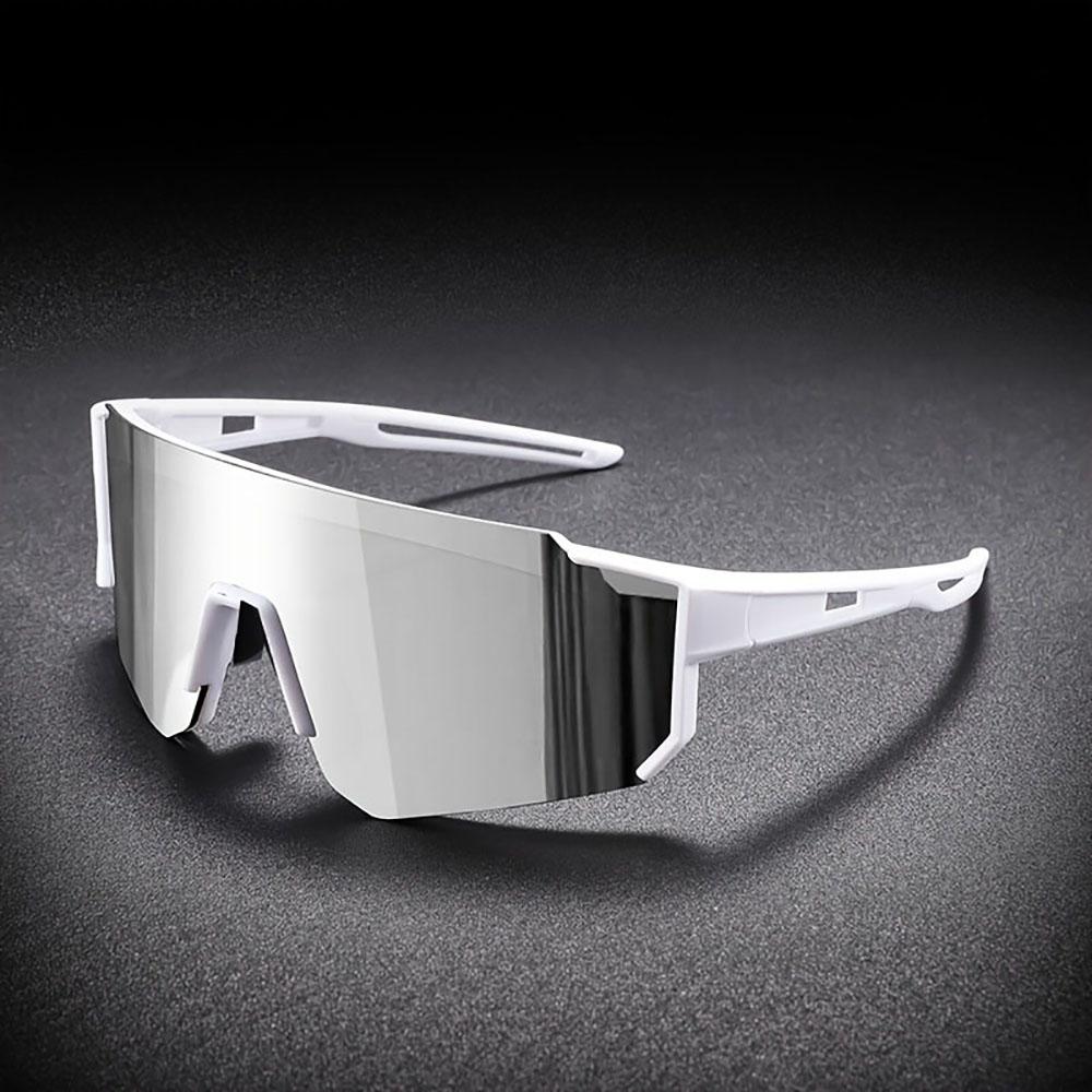 Men's Oversized Cycling Sunglasses Eyewear Bicycle Goggles Windproof Glasses Polarized Lens Road Riding Bike