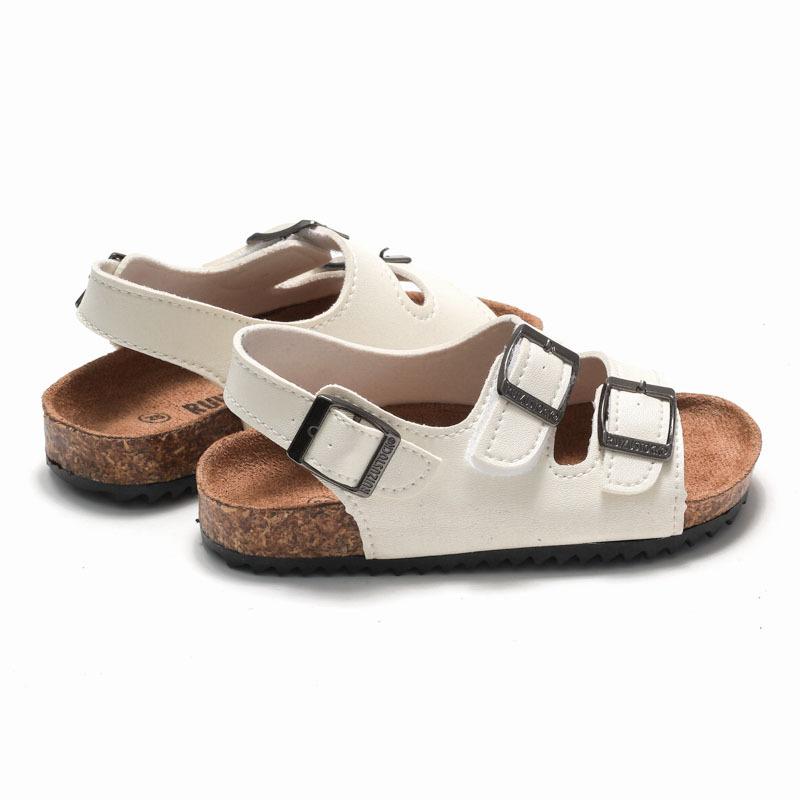 2024 Spring and Summer Children's Cork Sandals Boys Parent-child Cool Slippers Girls Breathable Beach Shoes Casual KWN-A519