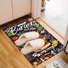 1PC Custom Name Delicious Burgers Poster Theme Floor Mat Ideal for Living Room, Game Rooms, Office, Bedroom, Floor Mat Playful Design