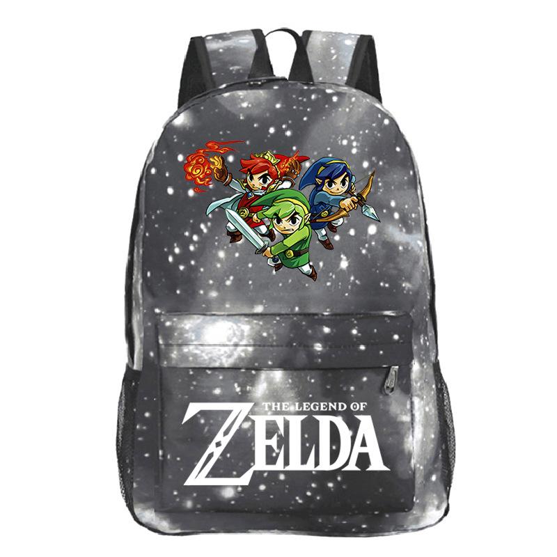 Printed Schoolbag, High-Capacity Backpack For Primary And Secondary School Students