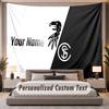 Custom Name Text Tapestry SC Freiburg Personalized Polyester Wall Tapestry For Bedroom And Room