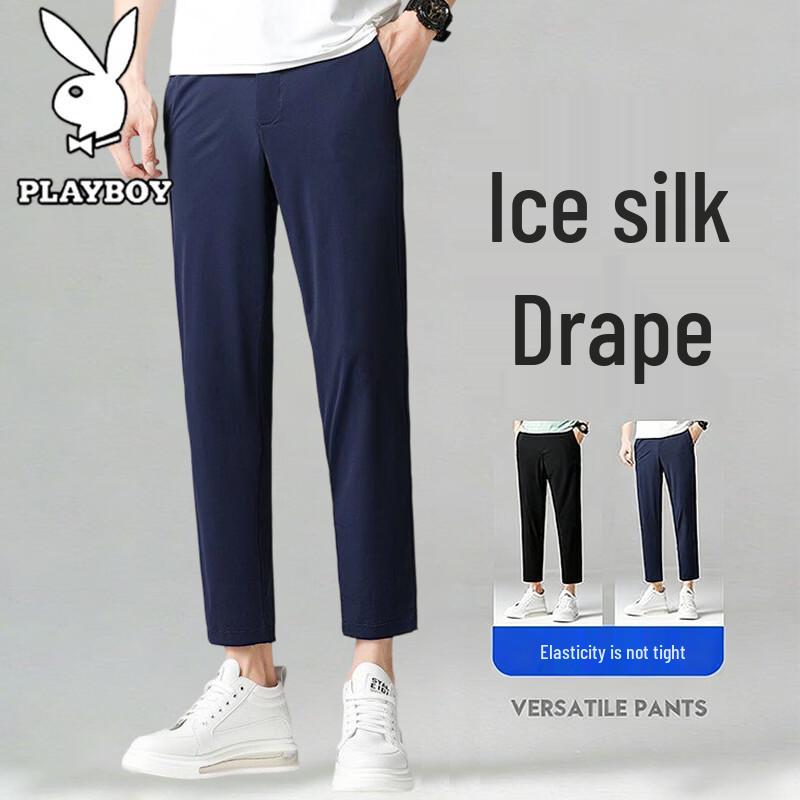

PLAYBOY Men s Summer Quick-Dry Casual Pants 30
