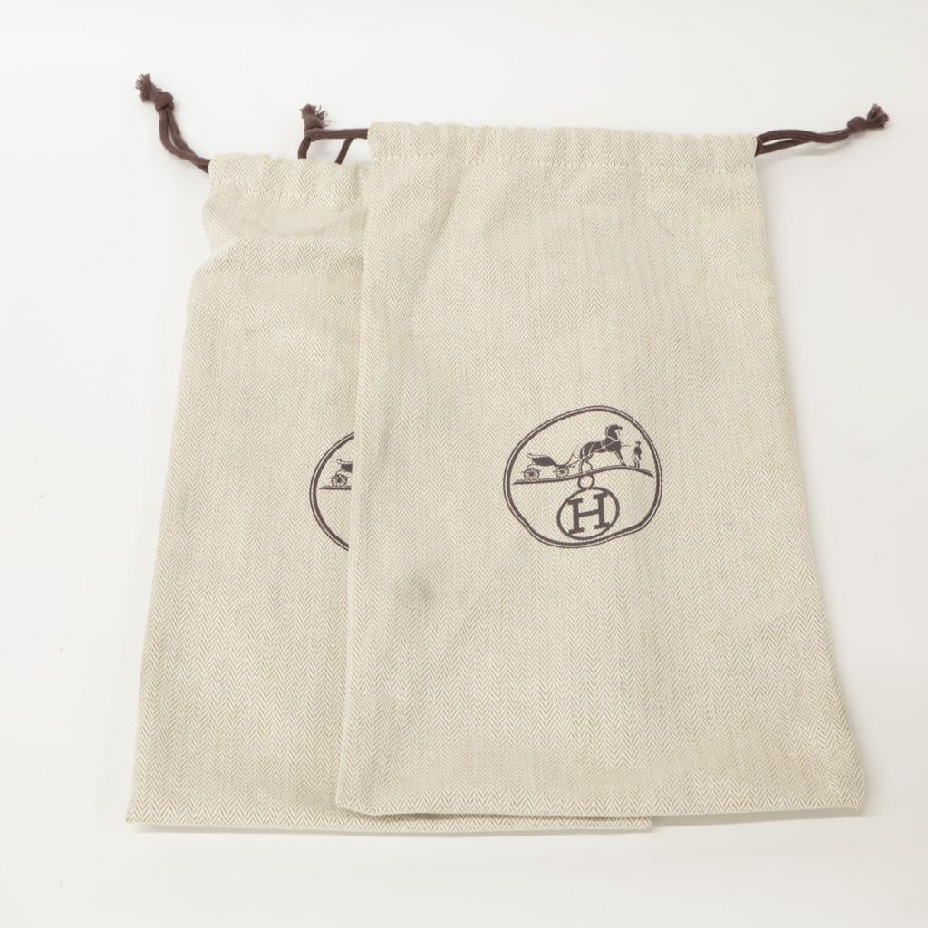 HERMES [Excellent Condition] Gaby 60 Gaby 60 Chaine Gourmet Chaine Torsade Chunky Heel shoes 38 blackUsed