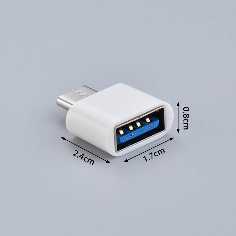 Mini Tipo C para USB Adaptador Otg Conectores de dados para telefones celulares Android